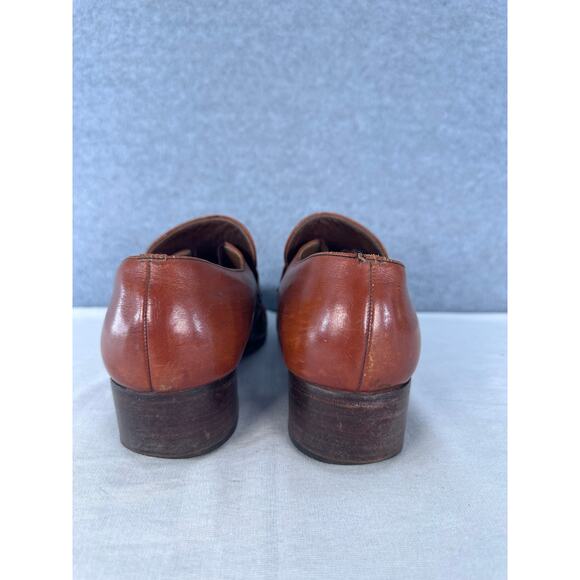Vintage Bostonian Men’s sz 8 Slip On 70s Style Loafer Disco Workwear Office - Picture 4 of 13
